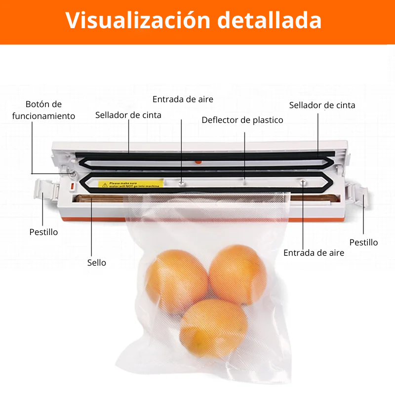 Sellador de bolsas al vacio